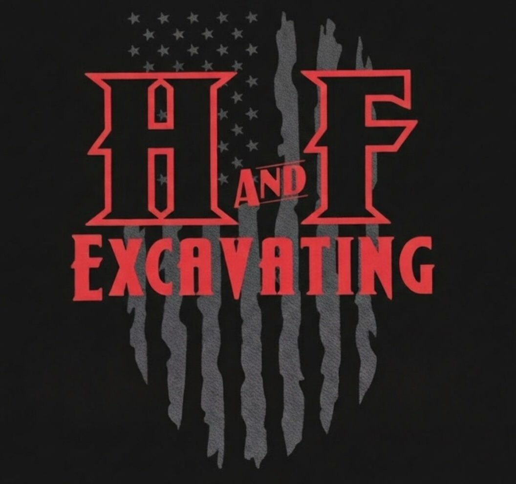 H and F Excavating Logo